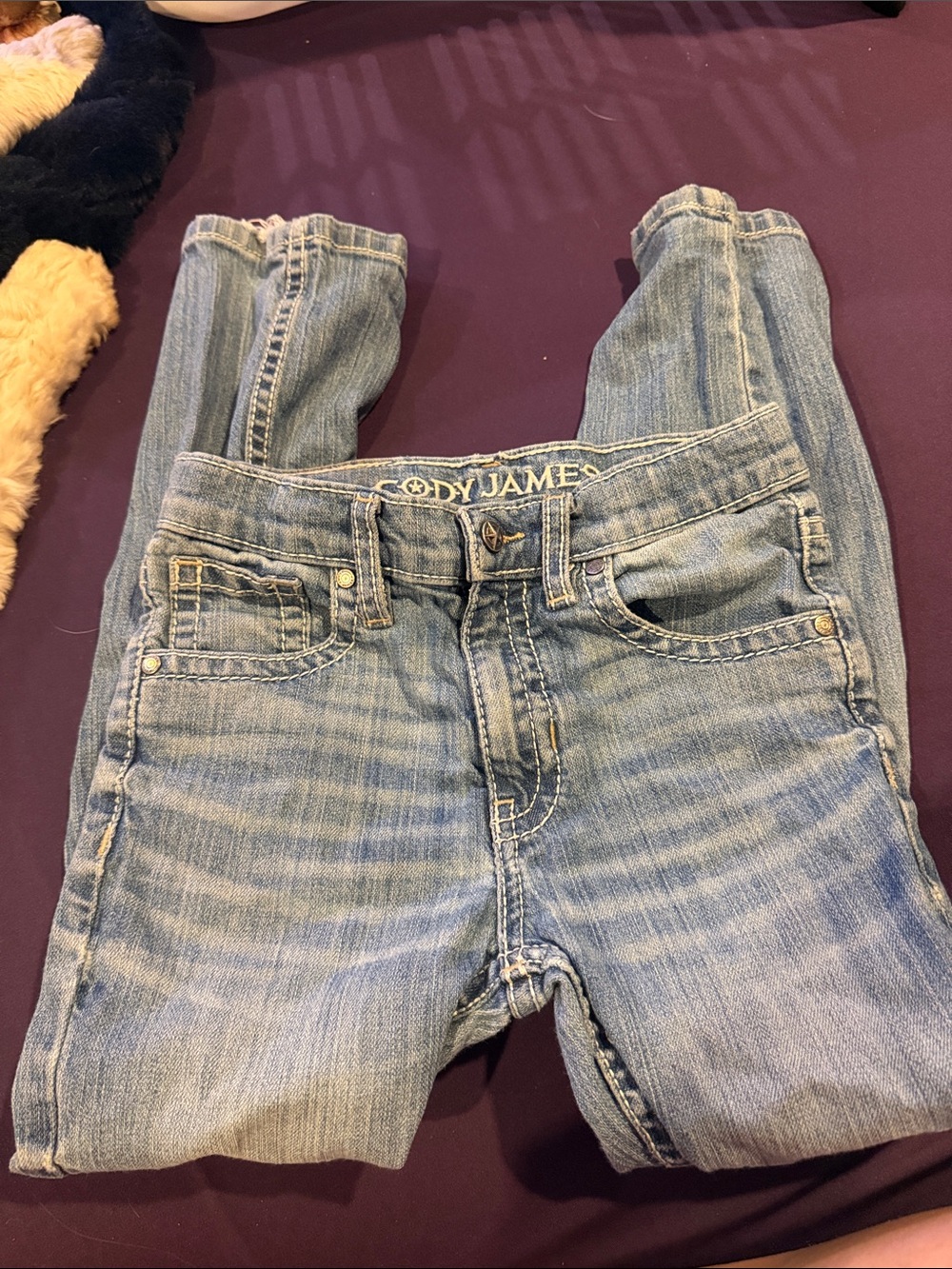 Cody James Light Blue Kids Bootcut Jeans - Stretch Denim